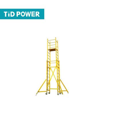 Live Line Inspection Insulated Scaffolding / Safety Fully Insulated Platform