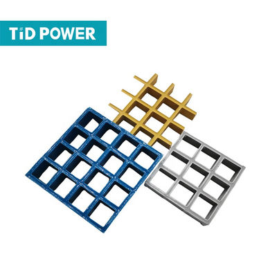 Out Door Molded Fiberglass Products High Strength Fiberglass Grating Customized with different color