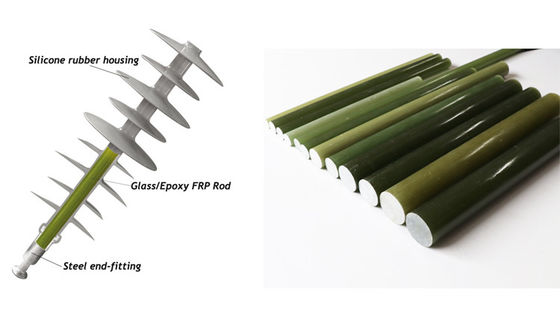 High Flexibility Epoxy Fiberglass Rod High Insulation Insulating Rod Epoxy Glass